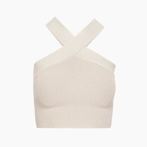 Babaton sculpt knit cross cross tank